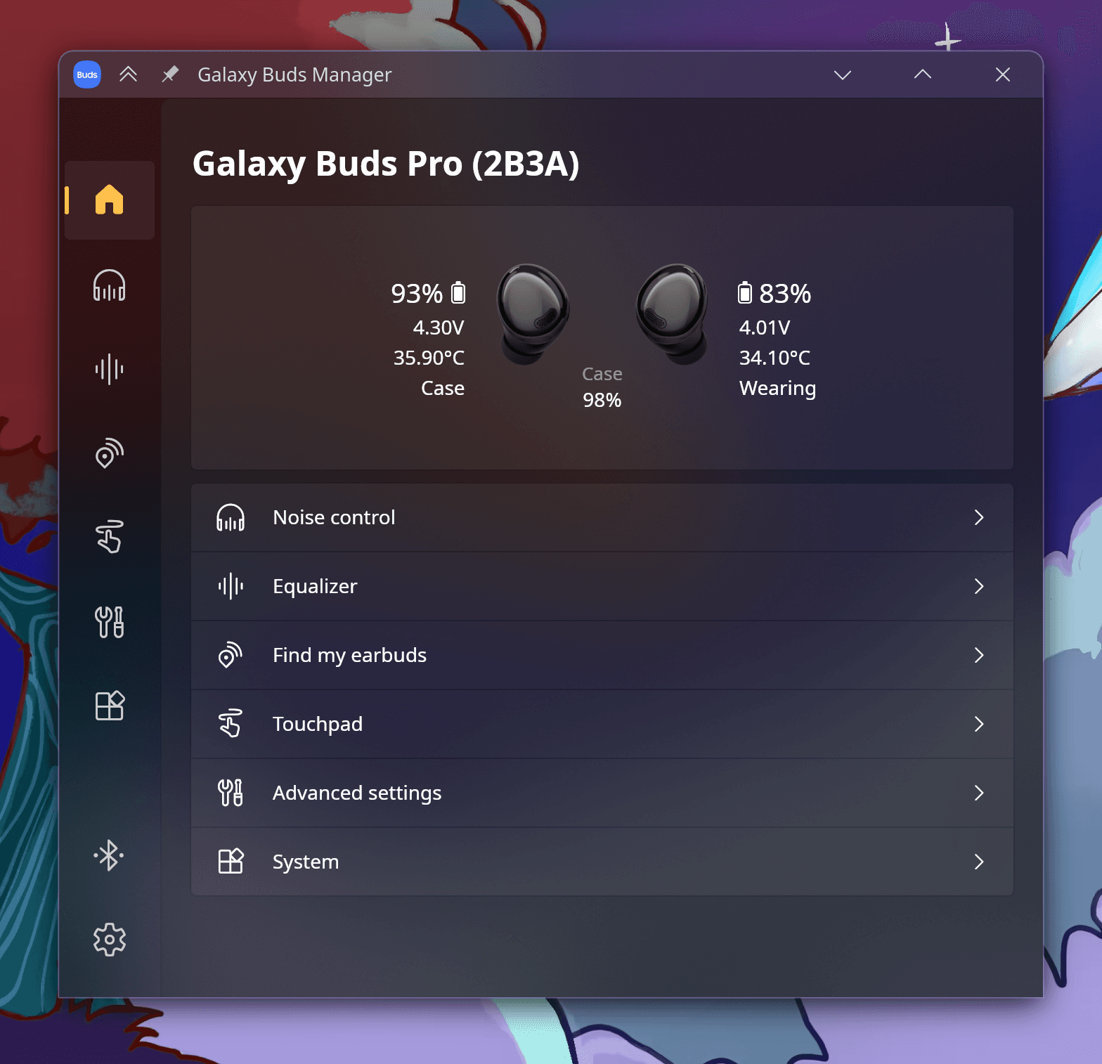 Galaxy Buds Client for Windows & Ubuntu